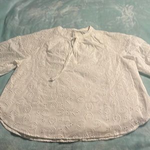 NWT Splendid Eyelet Top size L
